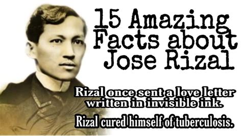 Jose Rizal: 20 Facts And Trivia .